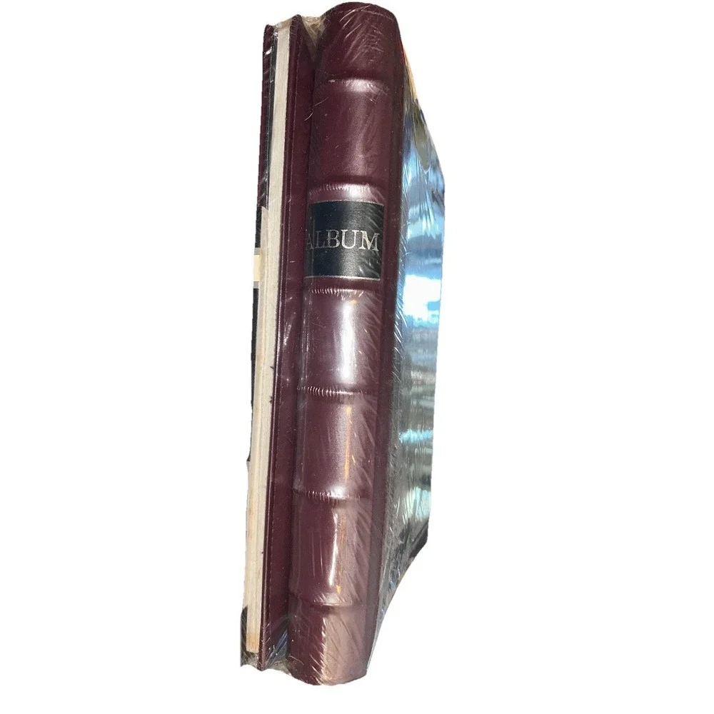 NEW BTA-Brown PIONEER 2-Pack Sewn Bonded Leather Cover Albums ~ Holds 400 Photos